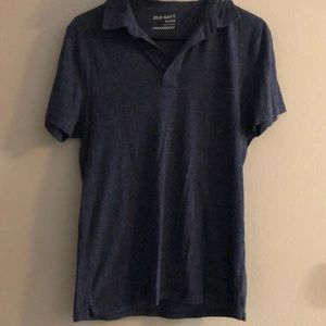 Men’s Old Navy navy blue collar shirt